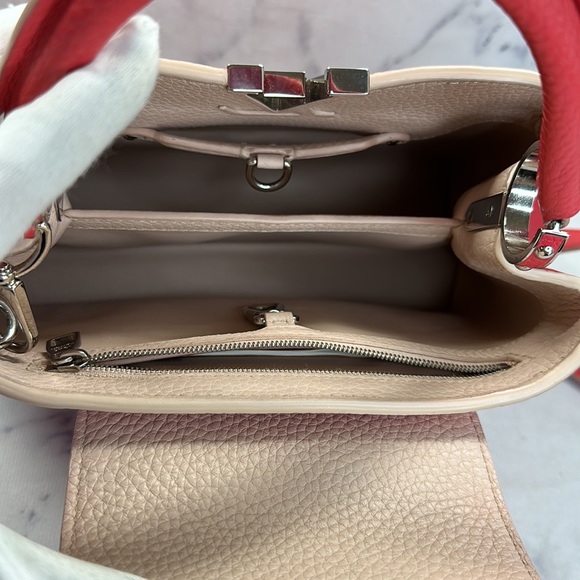 LOUIS VUITTON CAPUCINES BB *PINK RED - Picture 6 of 17